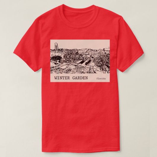 Winter Garden Florida - Hemd 1 T-Shirt (Design vorne)