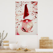 Winter Garden Gnome Ken Gage Fotografie Poster (Küche)