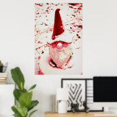 Winter Garden Gnome Ken Gage Fotografie Poster (Heimbüro)