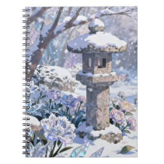 Winter Garden Laternen Spiralblock Notizblock