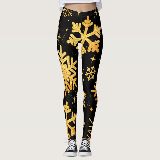 Winter Garnet Glow Luxe Leggings (Vorderseite)