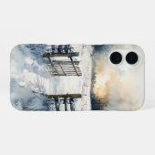 Winter Gate at Sunrise iPhone 16 Hülle (Rückseite (Horizontal))