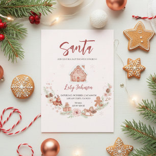 Winter-Gebäck-Babyparty fürs Kleine Einladung