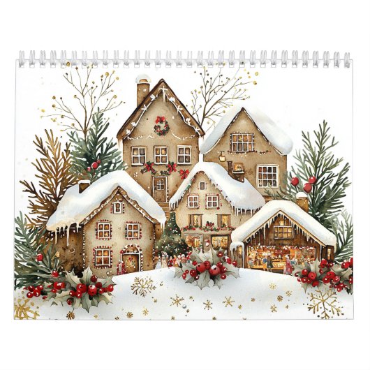 Winter-Gebäckhäuser Kalender (Titelbild)