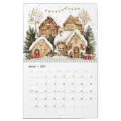 Winter-Gebäckhäuser Kalender (Mär 2027)