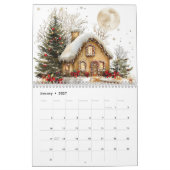 Winter-Gebäckhäuser Kalender (Jan 2027)