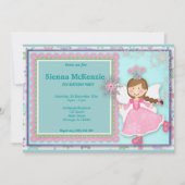 Winter Geburtstag Einladung (Vorderseite)