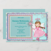 Winter Geburtstag Einladung (Vorne/Hinten)