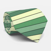 Winter Gelbe Streifen auf Wasserfarbpapier Krawatte (Gerollt)