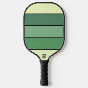 Winter Gelbe Streifen auf Wasserfarbpapier Pickleball Schläger