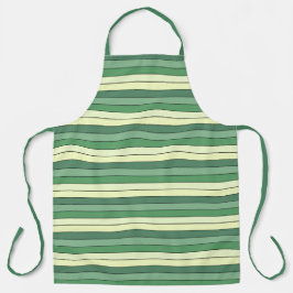 Winter Gelbe Streifen auf Wasserfarbpapier Schürze