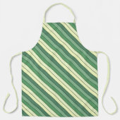 Winter Gelbe Streifen auf Wasserfarbpapier Schürze (Vorderseite)