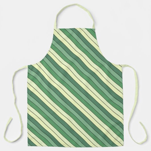 Winter Gelbe Streifen auf Wasserfarbpapier Schürze (Vorderseite)