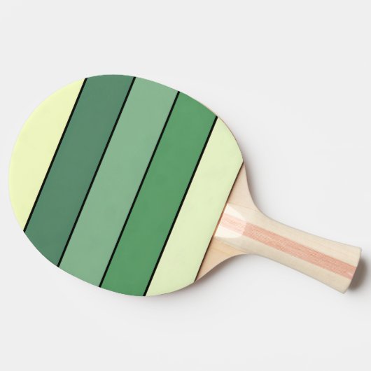 Winter Gelbe Streifen auf Wasserfarbpapier Tischtennis Schläger (Seitenansicht)