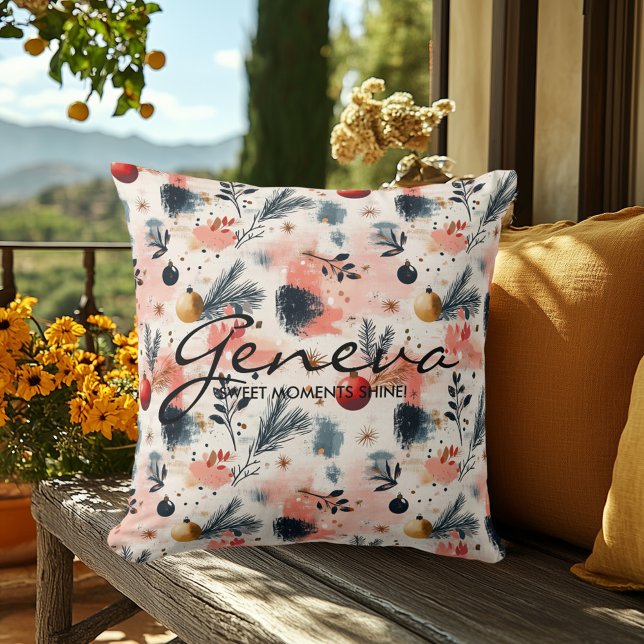 Winter gemütlich & elegant Botanicals Weihnachten Kissen (Von Creator hochgeladen)