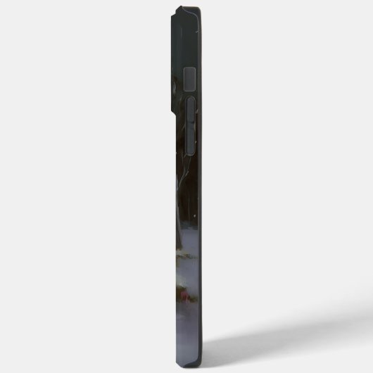 Winter German Shepherd Caravan Weihnachtsabenteuer Case-Mate iPhone Hülle (Rückseite / Links)