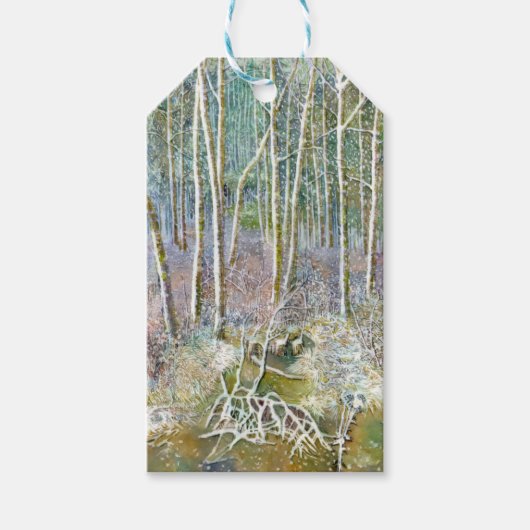 Winter Geschenkanhänger (Vorderseite)