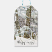 Winter Geschenkanhänger (Vorderseite)