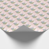 Winter-Geschenkpapier mit Bäumen Geschenkpapier (Ecke)