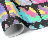 Winter-Geschenkpapier mit Bäumen Geschenkpapier (Rolleneckpunkt)