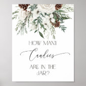 Winter geschlechtsneutral Schätzung wie viele Bonb Poster (Vorne)