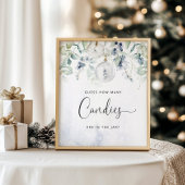 Winter geschlechtsneutral Schätzung wie viele Bonb Poster