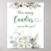 Winter geschlechtsneutral Schätzung wie viele Bonb Poster (Vorne)