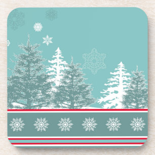 Winter Getränkeuntersetzer