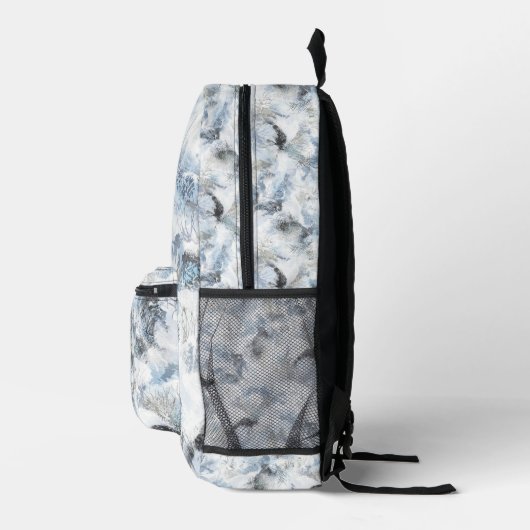 Winter Ghillie Suit Pattern Bedruckter Rucksack (Rechts)