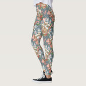 Winter-Gingerbread-Häuschen - Handschuhe Leggings (Links)