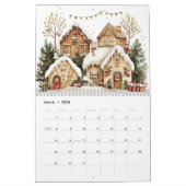 Winter Gingerbread Houses Kalender (Mär 2026)