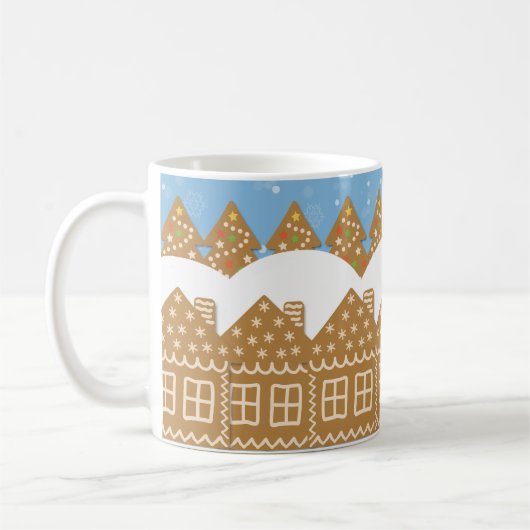 Winter Gingerbread Street Kaffeetasse (Links)