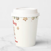 Winter Gingerbrot Weihnachtsdusche Pappbecher (Links)