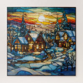 Winter-Glass-Puzzle Puzzle (Vertikal)
