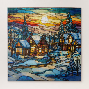 Winter-Glass-Puzzle Puzzle