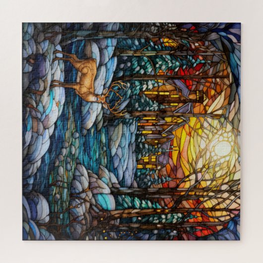 Winter-Glass-Puzzle Puzzle (Horizontal)