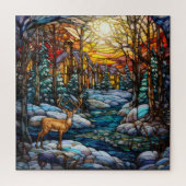 Winter-Glass-Puzzle Puzzle (Vertikal)
