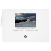 Winter Glencoe Schottland Landschaft (Rückseite Horizontal)