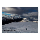 Winter Glencoe Schottland Landschaft (Vorderseite (Horizontal))