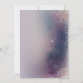 Winter Glow Birthday Flat Greeting Card Karte (Rückseite)