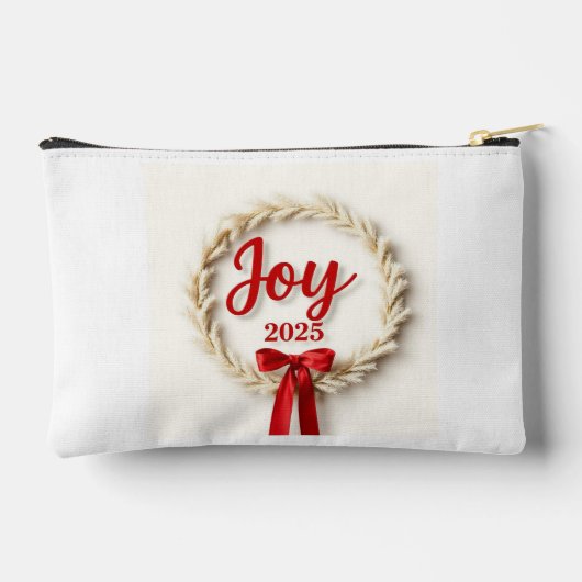 Winter Glow Pattern Zubehörtasche (Rückseite)