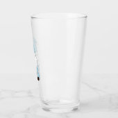 Winter-Gnom-Bierglas Glas (Links)