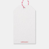 Winter-Gnome-Geschenkanhänger Geschenkanhänger (Rückseite)