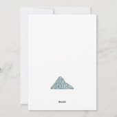 Winter Gnome Holiday Blank Card Feiertagskarte (Rückseite)