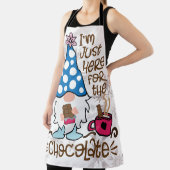 Winter Gnome I'm Just Here For The Chocolate Schürze (InSitu)