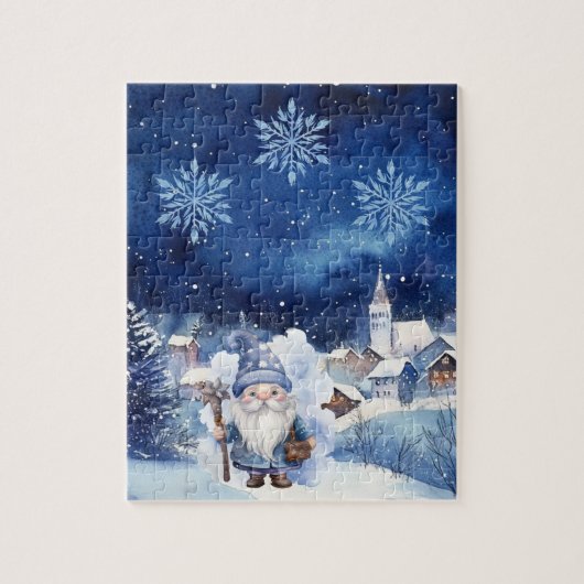 Winter Gnome Jigsaw Puzzle (Vertikal)