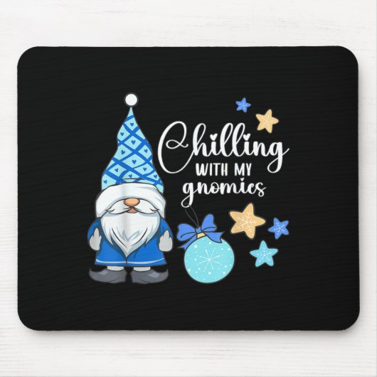 Winter Gnome, Nordic, Christmas Gnome Mousepad (Vorne)