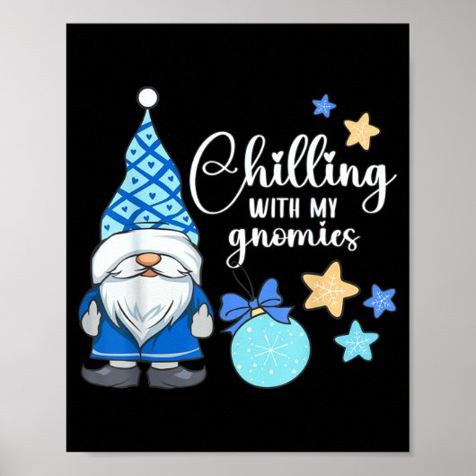 Winter Gnome, Nordic, Christmas Gnome  Poster (Vorne)
