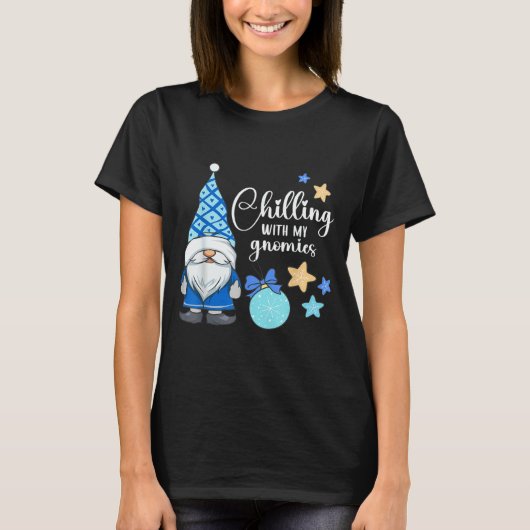 Winter Gnome, Nordic, Christmas Gnome T-Shirt (Vorderseite)