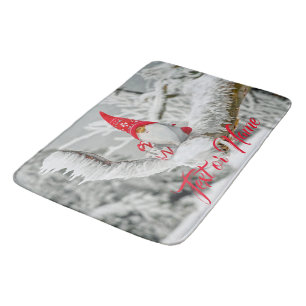 Winter Gnome Weihnachtsküche Bad Rug Mat Zuhause Badematte